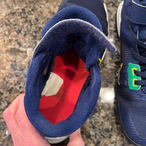 Nike Kids Kyrie Flytrap IV Shoes Blue Yellow Velcro Boys Girls Size 3Y Kids - Picture 7 of 9